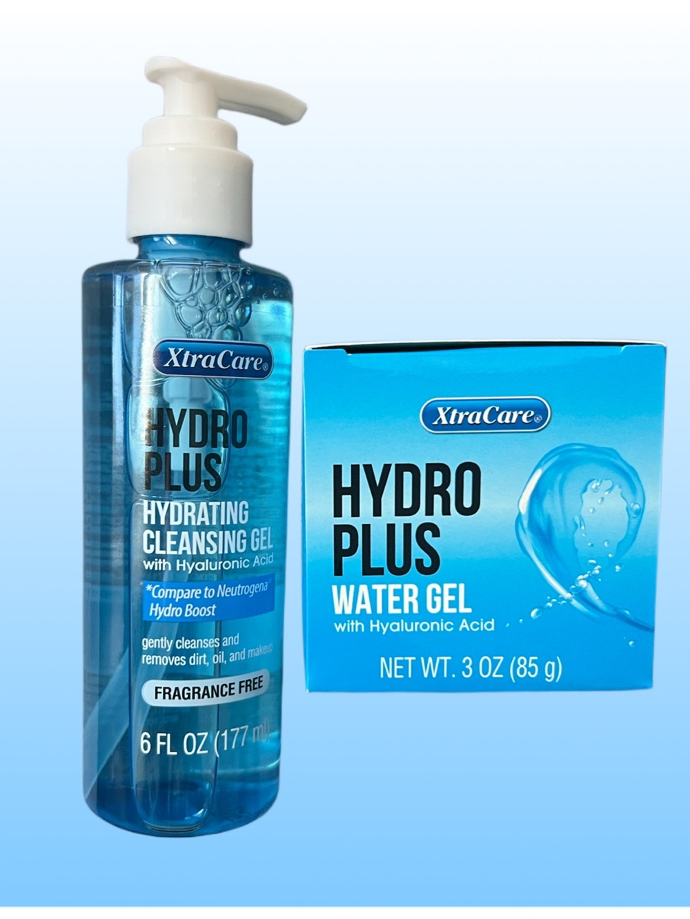 Hydro Plus Hydrating Cleansing Gel & Water Gel